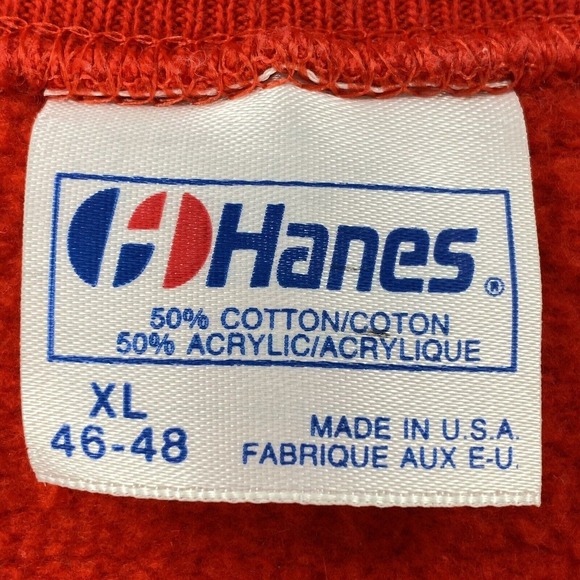 Vintage 90s Hanes Crewneck Sweatshirt Adult XL Red Breckenridge Teddy Bears - Picture 6 of 10